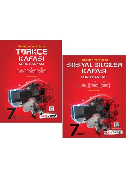 7.Sınıf Türkçe + Sosyal Bilgiler Kafası Soru Seti 2 Kitap
