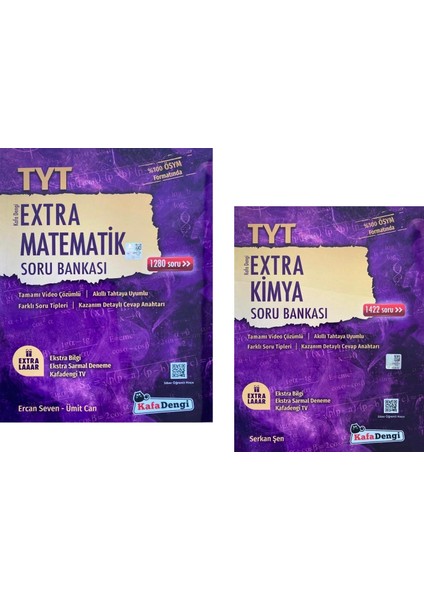 TYT 2023 Matematik + Kimya Extra Soru Seti 2 Kitap