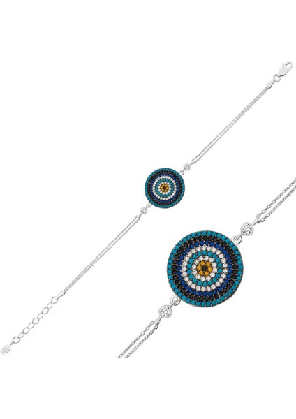 Nazar 925 Ayar Gümüş Bileklik