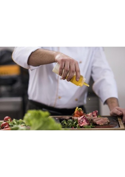 700ML Sos Sirke Yağ Ketçap Sos Şişesi Masterchef Sosluk 2 Adet