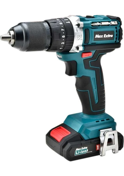 Max Extra MXP2944D 18V 2.0AH Li-Ion Komürsüz Darbeli Akülü Matkap