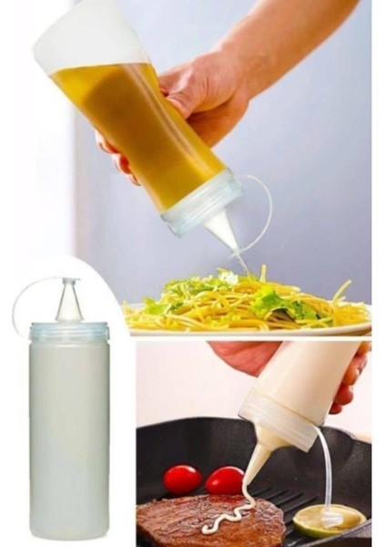 Masterchef Şeffaf Plastik Yağdanlık Sosluk 700 ml