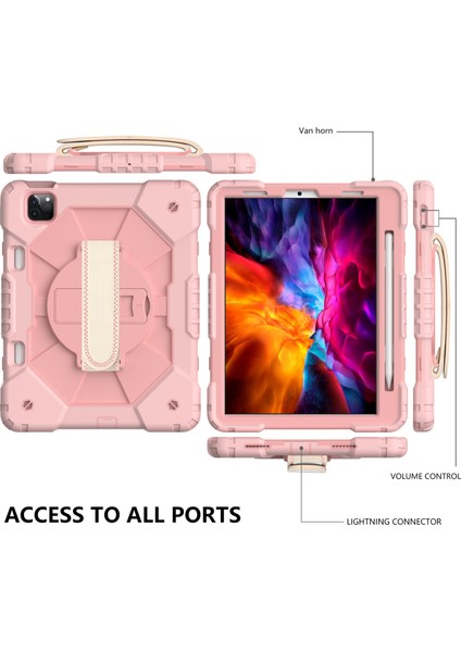 Ipad Pro 11 iPad Air Için Robot Kılıfı 4 10.9 2020ROSE Altın (Yurt Dışından)
