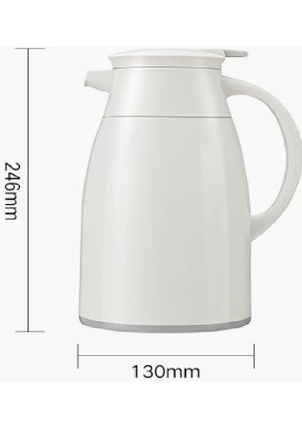 Tulip Kitchenware Kahve Siyah Çay Izolasyonlu Çift Katlı Çelik Termos (Yurt Dışından)