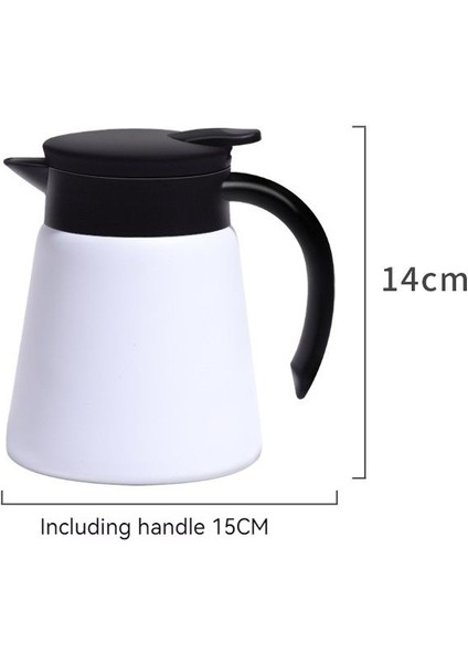 Tulip Kitchenware 304 Paslanmaz Çelik Ev Kahve Siyah Çay Çift Katlı Çelik Termos (Yurt Dışından)