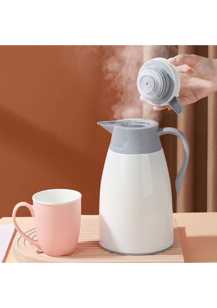 Ev Kullanımı İçin 950 ml. Paslanmaz Çelik Cam Astar Çift Katlı Çelik Termos (Yurt Dışından)