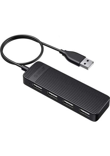 FL02-BK-BP 4 Portlu USB 2.0 Çoklayıcı HUB Siyah 30CM