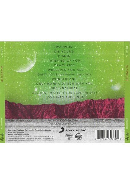 Kesha – Warrior CD fiyatları