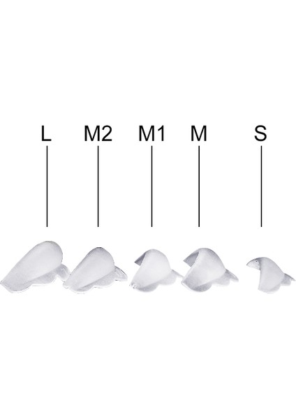 Kirpik Perması Şablonu 5 Çift Kirpik Lifting Ped Silikon Kirpik