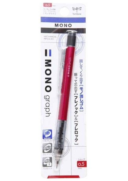Mono Graph Blisterli Mekanik Kurşun Kalem 0,5 mm Pembe