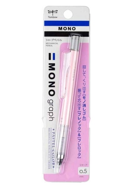Mono Graph Pastel Mekanik Kurşun Kalem 0,5 mm Mercan Pembe