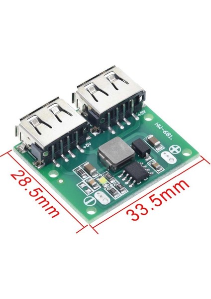 Çift USB Çıkışı 9V 12V 24V To 5V 3A Dc-Dc Step Down Şarj Modülü