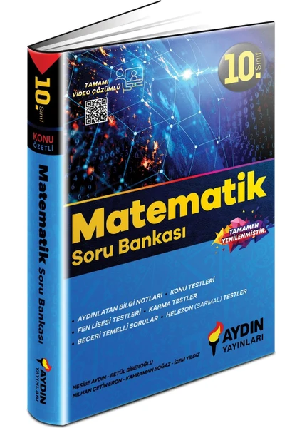 Aydın Yayınları 10. Sınıf Matematik Konu Özetli Soru Bankası