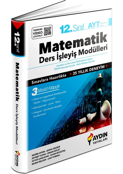 Aydın Yayınları 12. Sınıf  Matematik Ders İşleyiş Modülleri