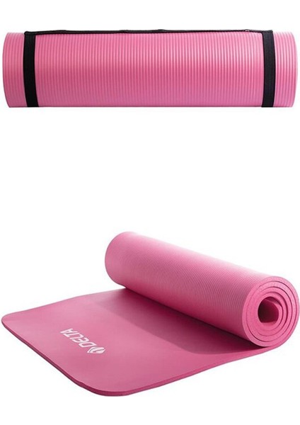 Delta Fuşya Konfor Zemin 10 mm Taşıma Askılı Pilates Minderi Yoga Matı