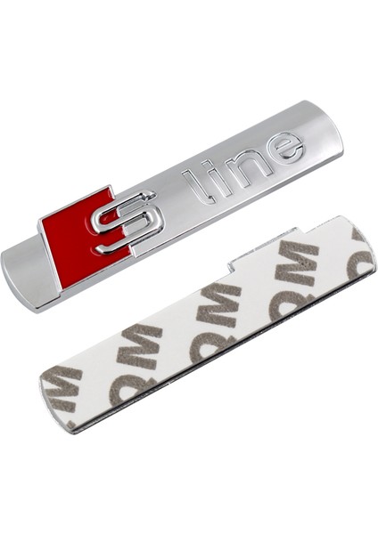 Audi Sline S-Line 2 Adet Çamurluk Bagaj Arma Sticker Amblem Muadil Audi Sline S-Line Sline S Line modelleri