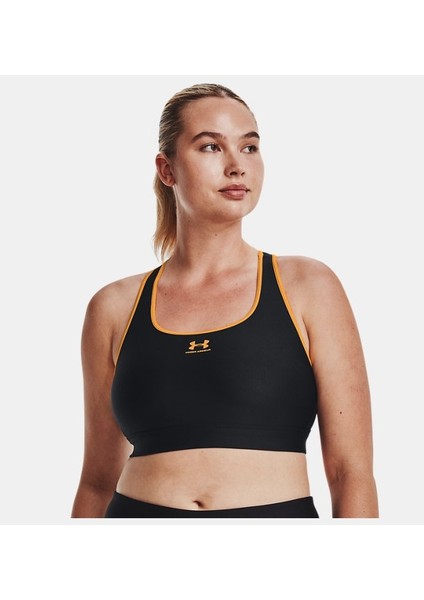 Kadın HeatGear® Armour Mid Padless Spor Sütyeni 1373865-003 fırsatları