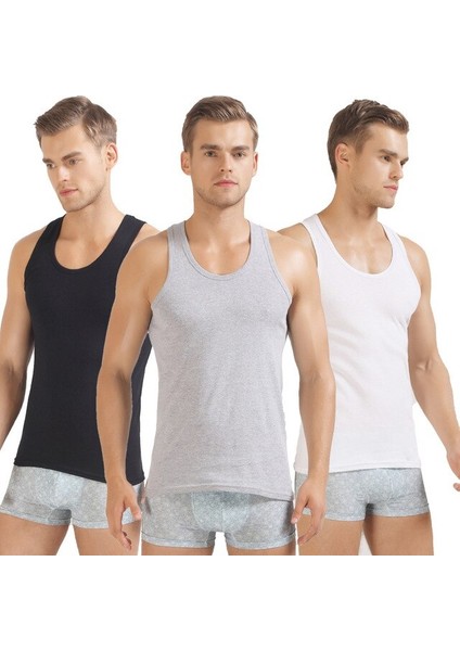3'lü Paket Erkek Atlet %100 Pamuklu Özel Hijyenik Ambalajında Hijyenik Paketleme