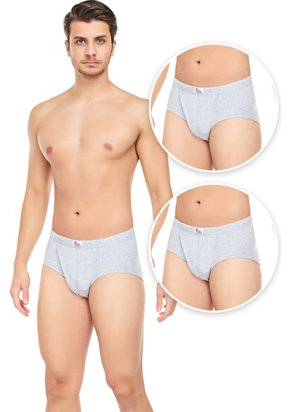 Erkek 3'lü Penye Slip Külot
