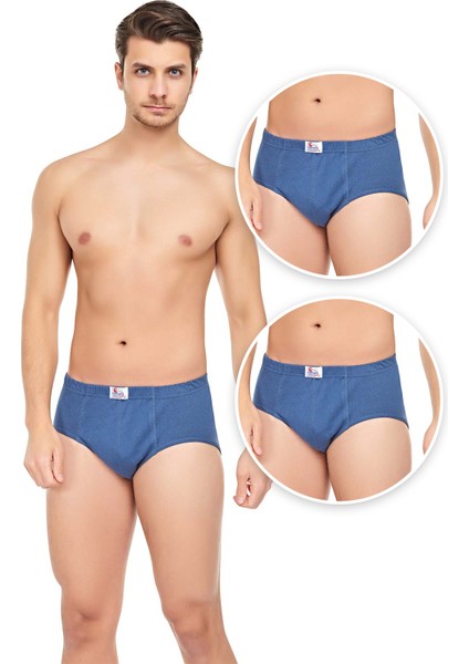 Erkek 3'lü Penye Slip Külot