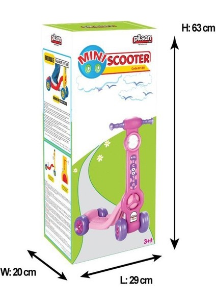 Pilsan Mini Scooter-Sarı