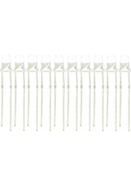 Beyaz LED - 3mm - 10 Adet