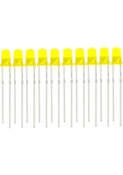 Sarı LED - 3mm - 10 Adet