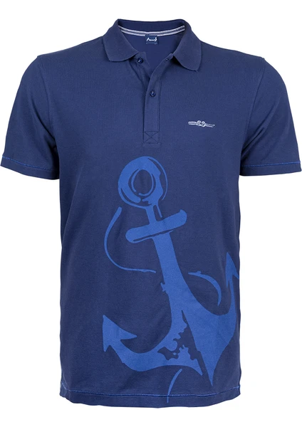 Marin Lacivert Erkek Polo Yaka T-Shirt