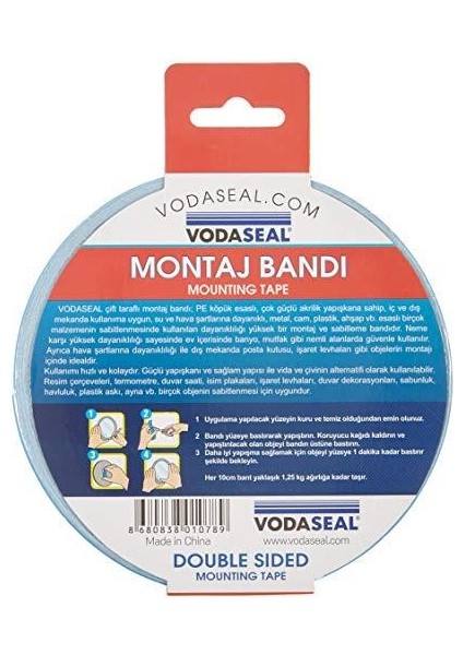 53.01.027 Çift Taraflı Montaj Bandı