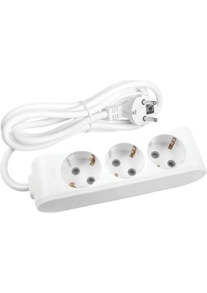 Multi-Let 3lü Topraklı Kablolu Ç.k 3mt Priz