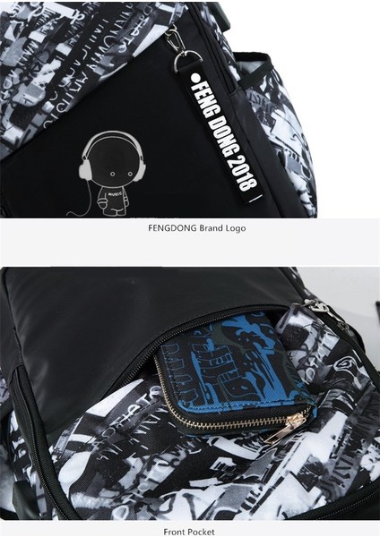 Messenger Göğüs Çantası Su Geçirmez Erkek Öğrenci Sırt Çantası Erkek Omuz Çantası (Yurt Dışından) modelleri