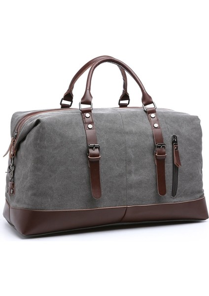 Kadın ve Erkek Hafta Sonu Açık Kamp Seyahat Çantası Büyük Kapasiteli Bagaj Çantası (Yurt Dışından)