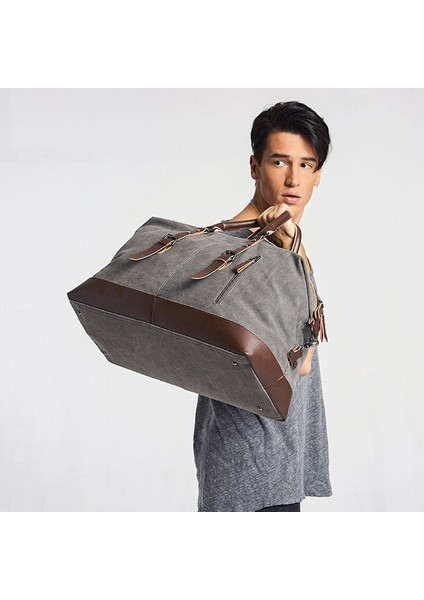 Kadın ve Erkek Hafta Sonu Açık Kamp Seyahat Çantası Büyük Kapasiteli Bagaj Çantası (Yurt Dışından) modelleri