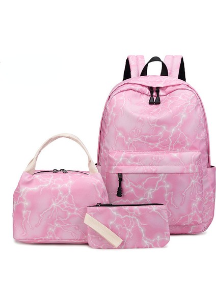 Çok Fonksiyonlu Takım Su Geçirmez Naylon Okul Çantası Çocuk Okul Sırt Çantası Seti (Yurt Dışından)