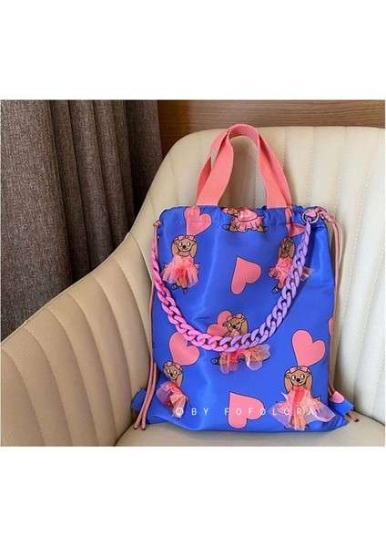 Çocuk Sırt Çantası Yavrusu Bale Latin Dans Kız Dans Uygulama Saklama Çantası (Yurt Dışından)