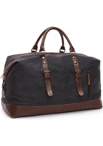 Kadın ve Erkek Hafta Sonu Açık Kamp Seyahat Çantası Büyük Kapasiteli Bagaj Çantası (Yurt Dışından)