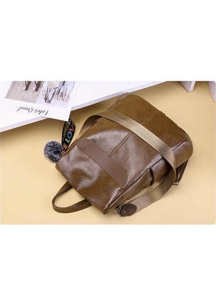 Su Geçirmez Büyük Kapasiteli Sırt Çantası - Kahverengi (Yurt Dışından) fiyatları