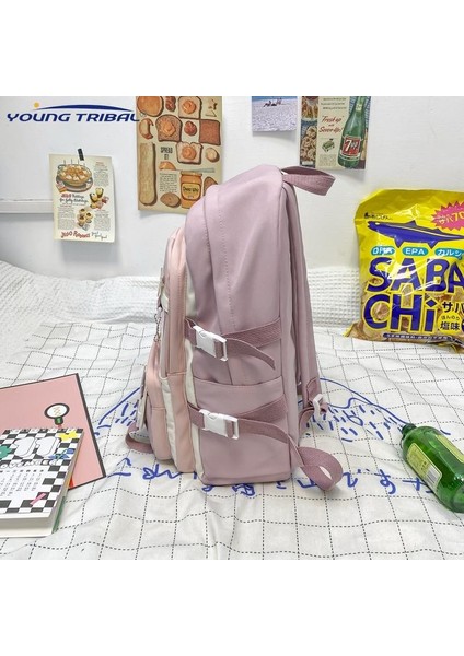 Su Geçirmez Kadın Sırt Çantası Kawaii Genç Kız Sırt Çantası Laptop Çantası Sevimli Öğrenci Okul Çantası (Yurt Dışından) modelleri