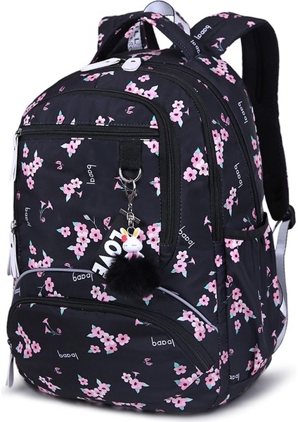 Kiraz Çiçeği Çocuk Çiçek Okul Çantası Kız Güzel Çiçek Gıda Çantası Açık Çanta (Yurt Dışından)
