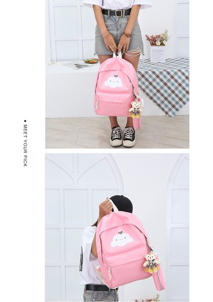 Çocuk Sırt Çantası Büyük Kapasiteli Çok Fonksiyonlu Okul Çantası Dört Parça Set Saklama Çantası (Yurt Dışından) fiyatları