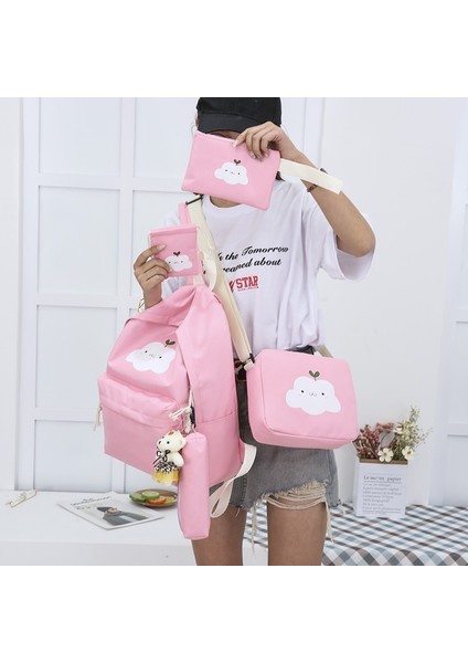 Çocuk Sırt Çantası Büyük Kapasiteli Çok Fonksiyonlu Okul Çantası Dört Parça Set Saklama Çantası (Yurt Dışından) modelleri