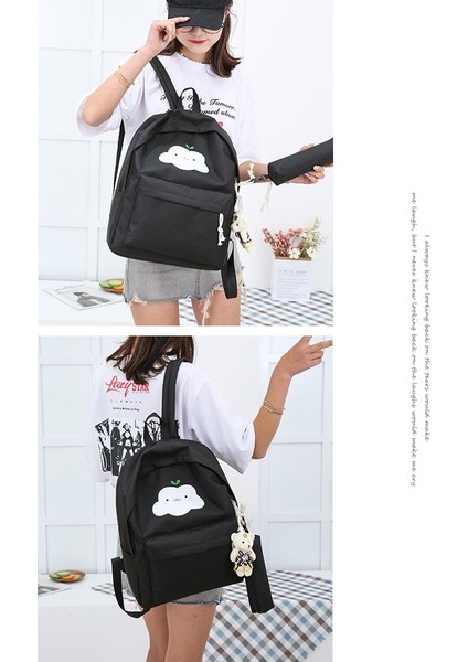 Çocuk Sırt Çantası Büyük Kapasiteli Çok Fonksiyonlu Okul Çantası Dört Parça Set Saklama Çantası (Yurt Dışından) fiyatları