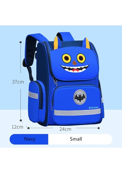 Çok Cepli Okul Çocuğu Sevimli Çizgi Sırt Çantası Erkek Kız Mahya Koruması (Yurt Dışından)