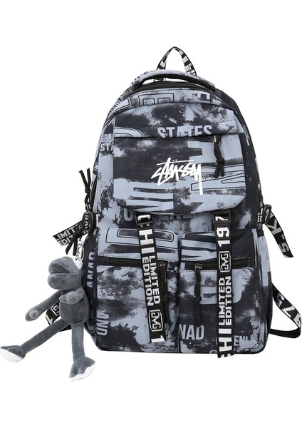 Boys' Su Geçirmez Hafif Sırt Çantası Kolej Okul Çantası (Yurt Dışından)