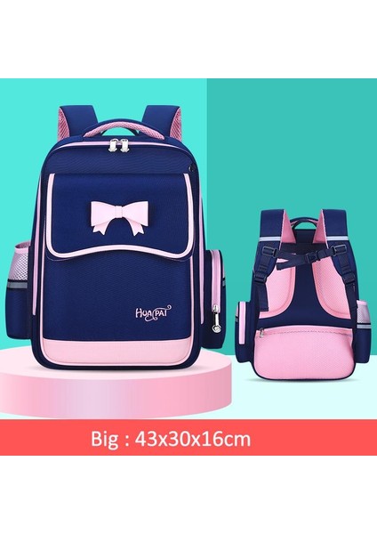 Çocuklar Okul Çantası Büyük Kapasiteli Güzel Ilmek Sırt Çantası Kız Prenses Kitap Çantası (Yurt Dışından)