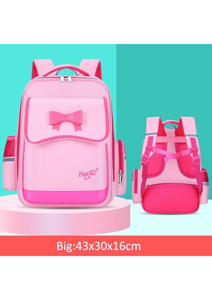 Çocuklar Okul Çantası Büyük Kapasiteli Güzel Ilmek Sırt Çantası Kız Prenses Kitap Çantası (Yurt Dışından)