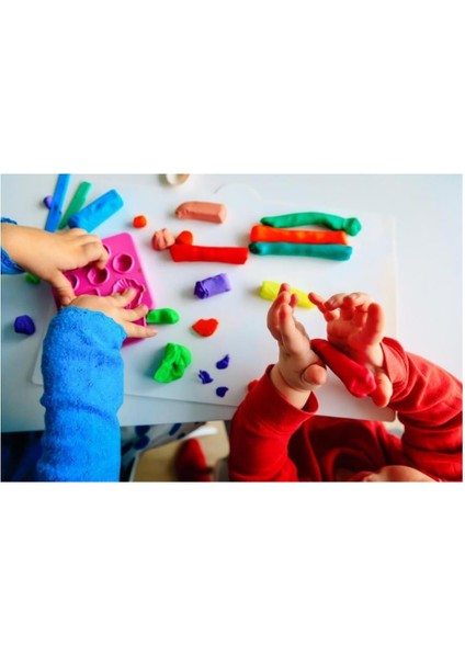 Oyun Hamuru 6 Lı Ana Renkler 690 gr Lets Oyun Hamur Seti 6 Renk 115GRX6 1 Paket fırsatları