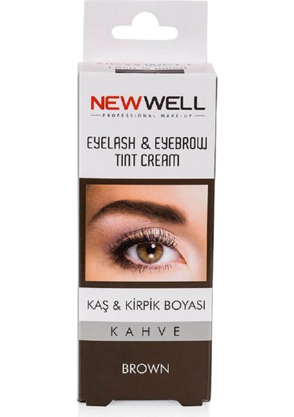 New Well Kaş & Kirpik Boyası Kahve 15 ml