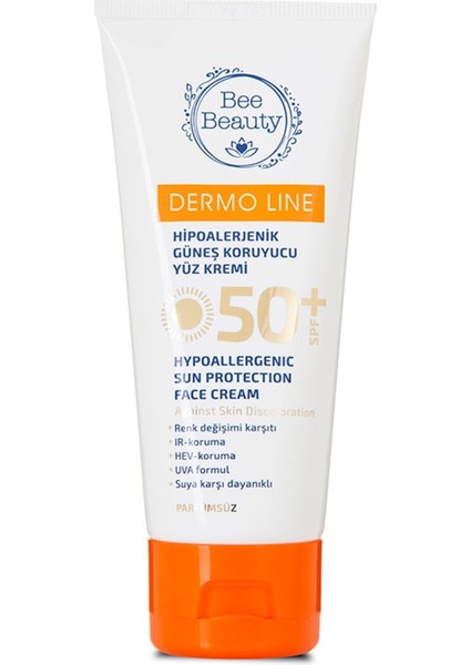 Hipoalerjenik Güneş Koruyucu Yüz Kremi SPF50+ 50 ml fiyatları