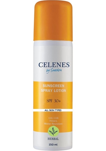 Celenes Herbal Güneş Koruyucu Losyon Sprey 30SPF 150 ml